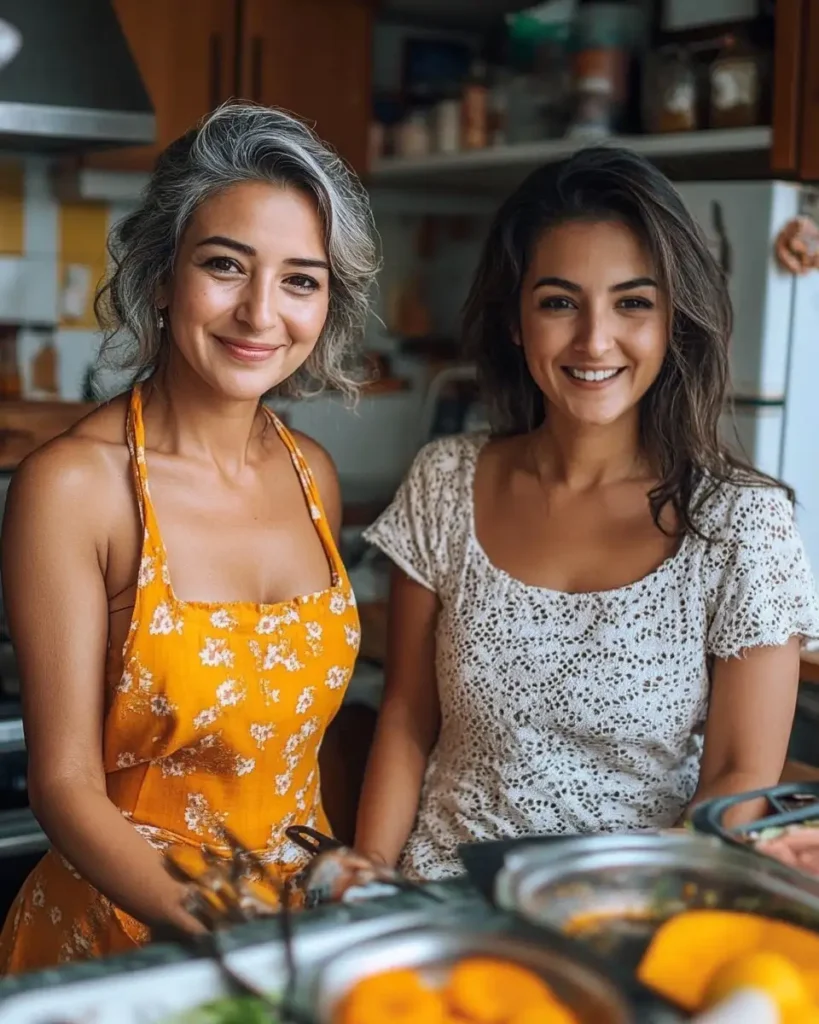 isabel y helena cocina
