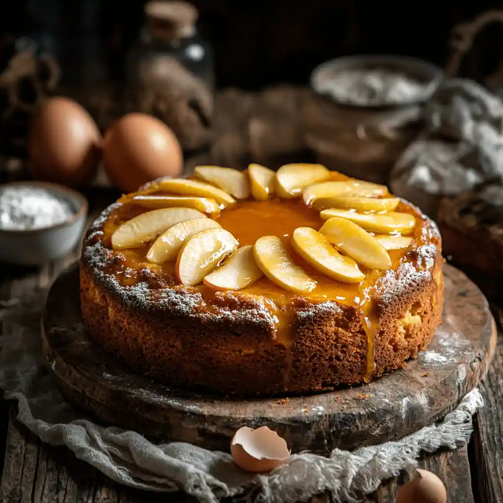 bizcocho de manzana Thermomix Bizcocho de manzana Thermomix recién horneado