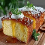 Bizcocho de leche condensada: receta fácil y esponjosa que siempre triunfa 2 Bizcocho de leche condensada recién horneado