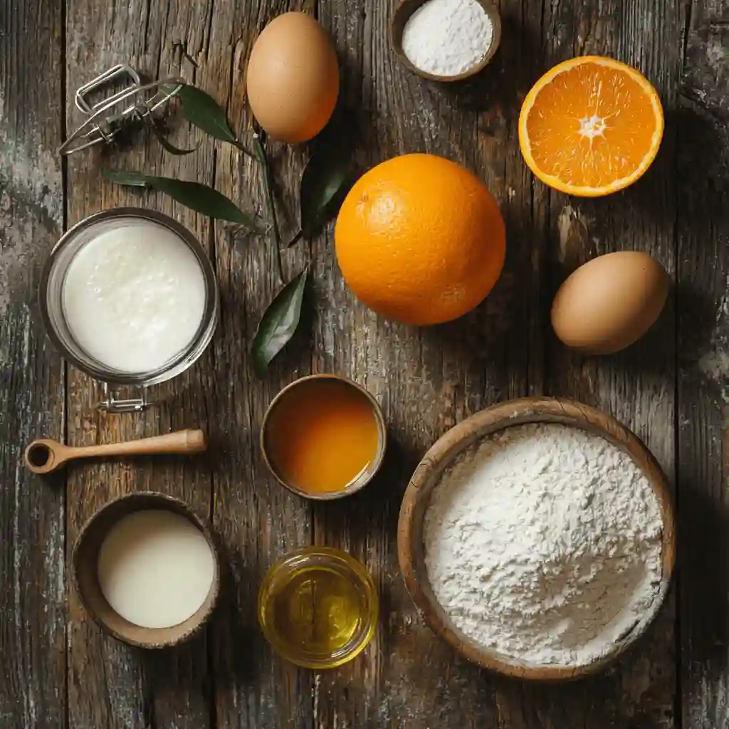 derwas10_Thermomix_ingredients_for_orange_cake_on_rustic_kitc_96f310dd-2009-4264-9a71-bfb92e649164_3 (1) Masa de bizcocho de naranja Thermomix vertida en el molde