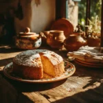 Bizcocho casero: Guía definitiva con trucos, errores y variantes fáciles 2 Bizcocho casero recién horneado en cocina española tradicional