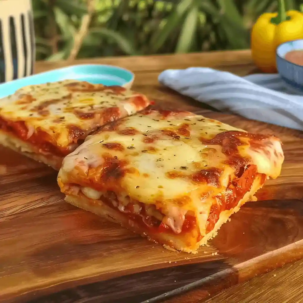 pastel-pizza-pan-molde-horneado1 Pastel de pizza con pan de molde recién horneado