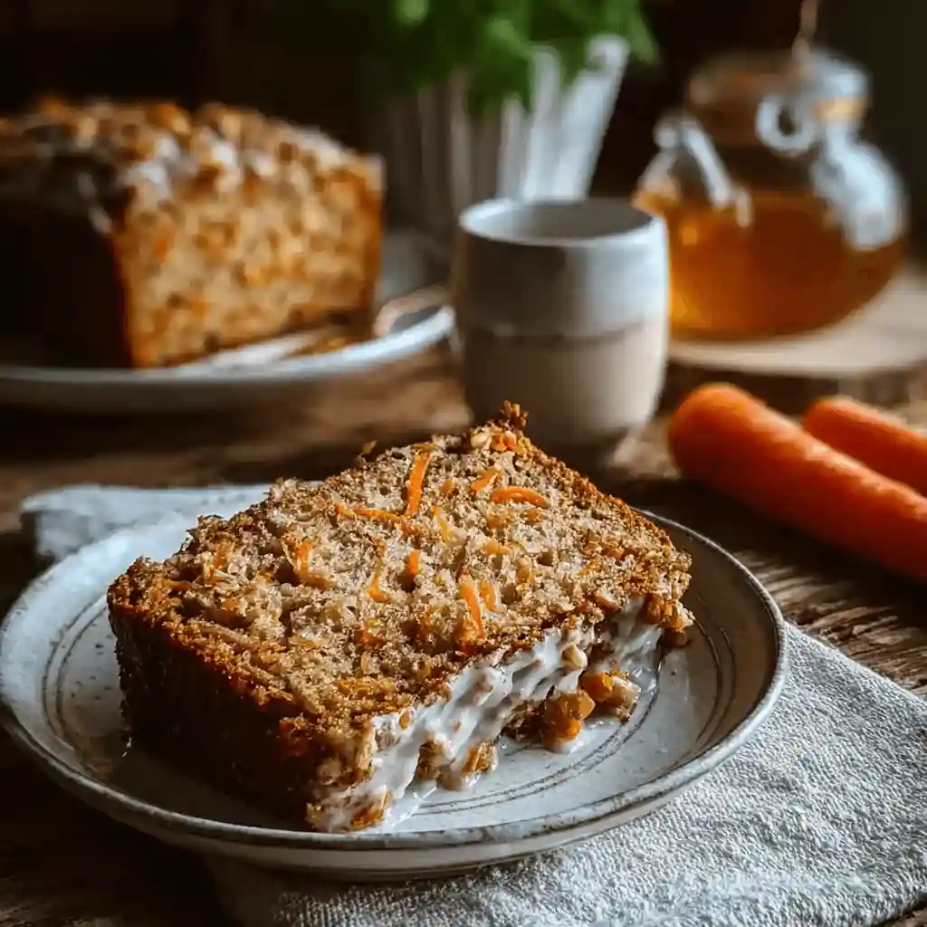 Bizcocho de avena y zanahoria esponjoso versión saludable