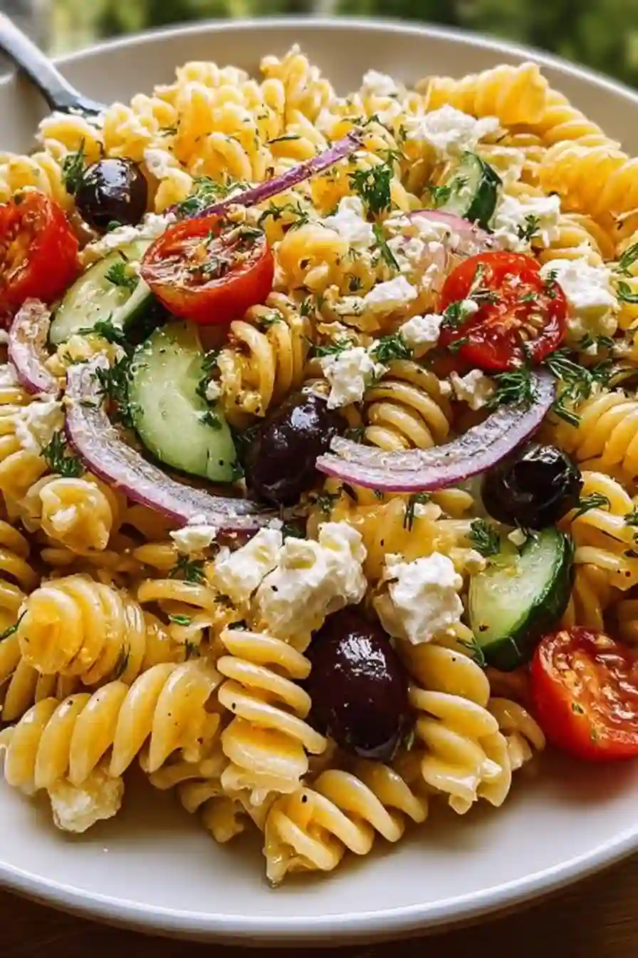 Ensalada de Pasta Griega