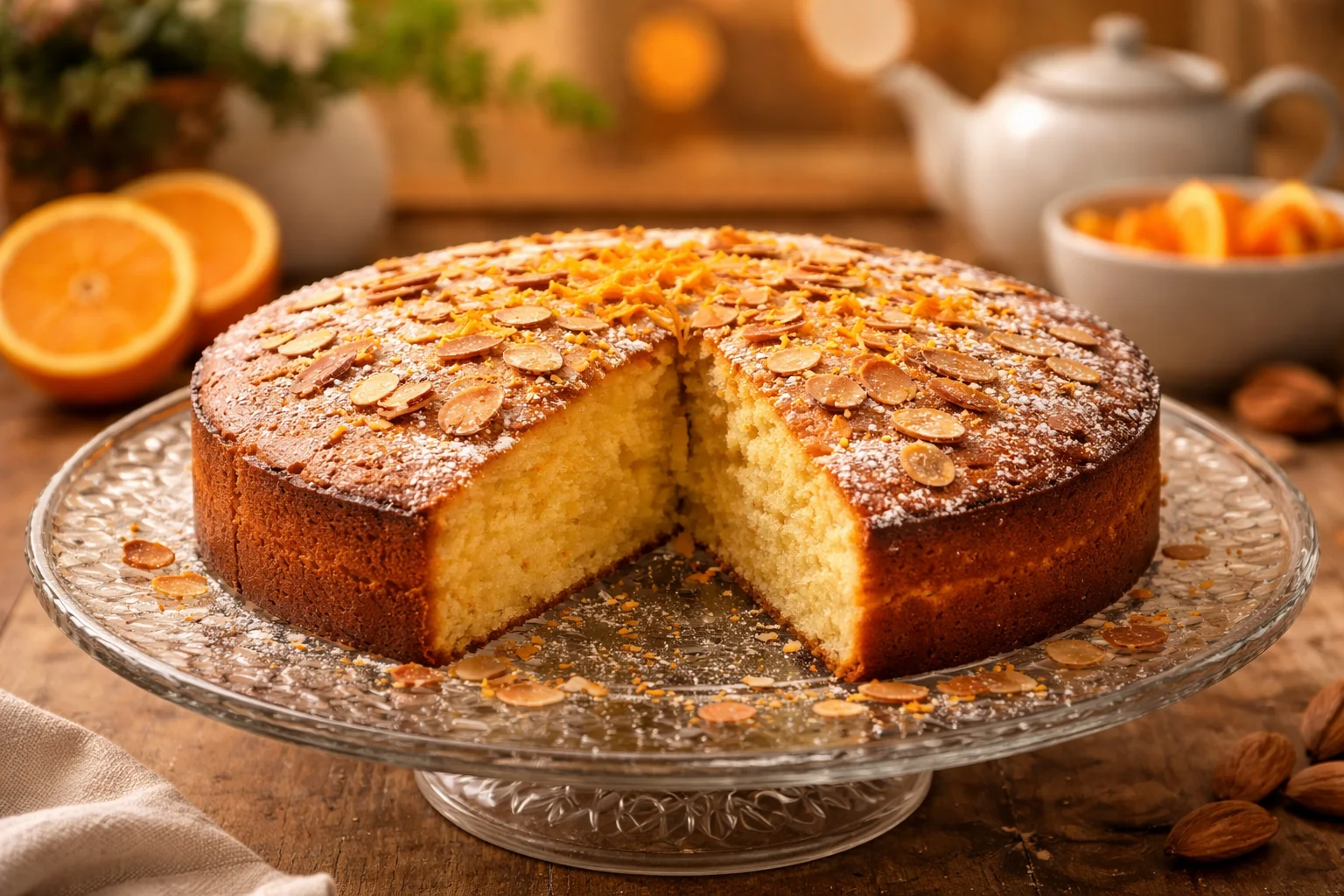 Bizcocho de almendra y naranja, suave y delicioso para compartir 5 bizcocho de almendra y naranja suave y delicioso 2026 03 20 195448